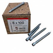 Конструкционные саморезы FTLD 8х100 полнорезьбовые (50 шт)