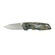 Нож складной Milwaukee Fastback камуфляжный Camo folding knife