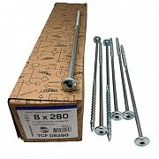 Конструкционные саморезы TCF 8х280 тарельчатые (50 шт)