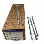 Конструкционные саморезы TCC 8х180 потайные (50 шт)