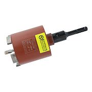 Коронка алмазная 72 мм Hilberg Industrial Laser Micro Hit под пылеудалитель HI825