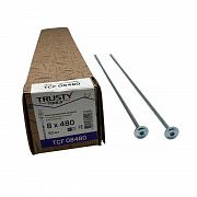 Конструкционные саморезы TCF 8х480 тарельчатые (50 шт)