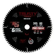 Диск пильный Trusty-Tools Fine Finish по дереву 305х30 80T