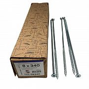 Конструкционные саморезы TCC 8х340 потайные (50 шт)