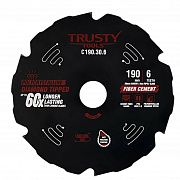 Диск пильный Trusty-Tools по фиброцементу 190x30 6T