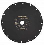 Диск карбид вольфрамовый отрезной 230*22,23 Hilberg Super Wood 530230