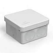 Коробка распределительная 60-0200 для прямого монтажа двухкомпонентная безгалогенная (HF) 70х70х40 (150шт/кор) Промрукав