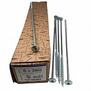 Конструкционные саморезы TCF 8х380 тарельчатые (50 шт)