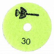 Алмазный гибкий шлифовальный круг "Черепашка" 50мм №  30 (сухая шлифовка), 364030