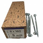 Конструкционные саморезы TCF 8х160 тарельчатые (50 шт)