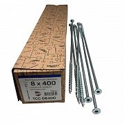 Конструкционные саморезы TCC 8х400 потайные (50 шт)