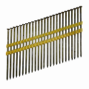 Гвозди реечные 21° на пластике 120 мм ершеные оцинкованные