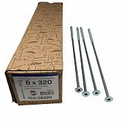 Конструкционные саморезы TCC 8х320 потайные (50 шт)