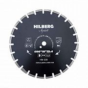 Диск алмазный отрезной 400*25,4 Hilberg Hard Materials Лазер асфальт HM309