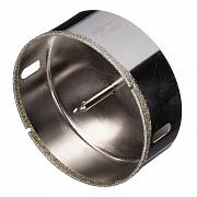 Коронка алмазная по керамике и кафелю с центрирующим сверлом 100мм 400100