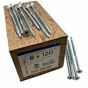 Конструкционные саморезы TCC 6х120 потайные (100 шт)