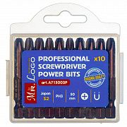 Биты PH3 х 50мм S2 10шт. MR.LOGO (20/120)