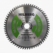 Диск пильный Hilberg Industrial Дерево 250*32/30*64Т HW259