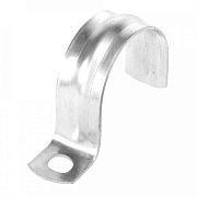 Скоба металлическая однолапковая СМО с круглым отверстием 19-20