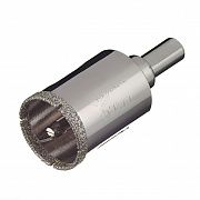 Коронка алмазная по керамике и кафелю с центрирующим сверлом 30мм  400030