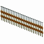Гвозди реечные 21° на пластике 50 мм ершеные оцинкованные (4000 шт)