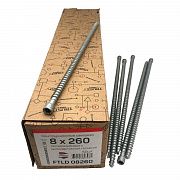 Конструкционные саморезы FTLD 8х260 полнорезьбовые (50 шт)