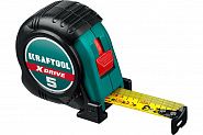 KRAFTOOL X-Drive 5м / 25мм рулетка с ударостойким обрезиненным корпусом