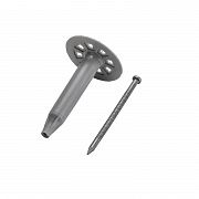 Тарельчатый дюбель с гвоздем по пеноблокам GNINR-100-6-LIP - упаковка 100 шт.