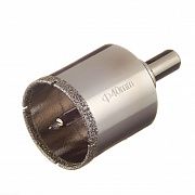 Коронка алмазная по керамике и кафелю с центрирующим сверлом 40мм 400040