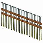 Гвозди реечные 21° на пластике 90 мм ершеные оцинкованные (4000 шт)