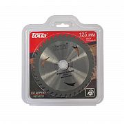 Диск пильный по дереву TOUA 125х20х40