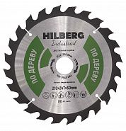 Диск пильный Hilberg Industrial по дереву 210*30*24Т HW210