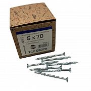 Конструкционные саморезы TCC 5х70 потайные (100 шт)