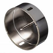 Коронка алмазная по керамике и кафелю с центрирующим сверлом 120мм 400120