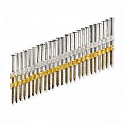 Гвозди реечные 21° на пластике 80 мм ершеные оцинкованные (4000 шт)