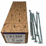 Конструкционные саморезы TCC 8х220 потайные (50 шт)