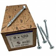 Конструкционные саморезы TCC 8х120 потайные (50 шт)