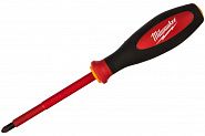 Отвертка изолированная MILWAUKEE VDE PZ2 x 100