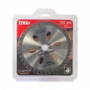 Диск пильный по дереву TOUA 165х20х40