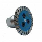 Диск алмазный отрезной 50*м14 Турбо с фланцем 140050 FHQ440