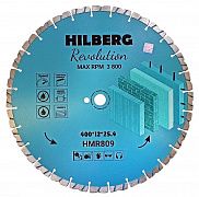Диск алмазный отрезной 400*25,4*12 Hilberg Revolution HMR809