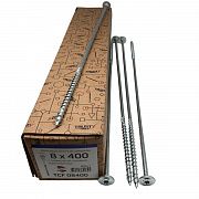 Конструкционные саморезы TCF 8х400 тарельчатые (50 шт)