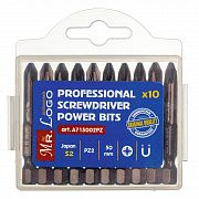 Биты PZ2 х 50мм S2 10шт. MR.LOGO (20/120)