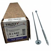Конструкционные саморезы TCF 8х440 тарельчатые (50 шт)