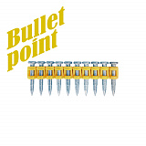 Усиленные гвозди по бетону металлу Toua CN MG Bullet Point - 25 мм