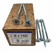 Конструкционные саморезы TCF 8х140 тарельчатые (50 шт)