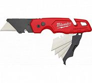 Нож Milwaukee Fastback складной с отсеком для хранения лезвий, 19 мм