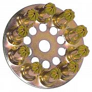 Индустриальные патроны 6,3х16 мм в барабане желтые