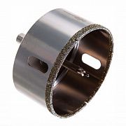 Коронка алмазная по керамике и кафелю с центрирующим сверлом 85 мм  400085