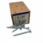 Конструкционные саморезы TCC 8х80 потайные (50 шт)